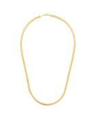 Collier Compact plat or jaune